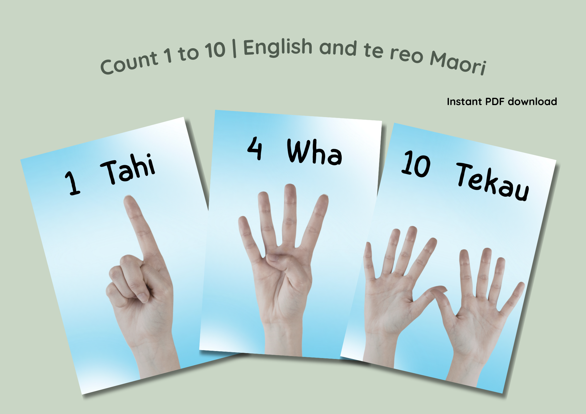 Count 1 to 10 - Digital Download