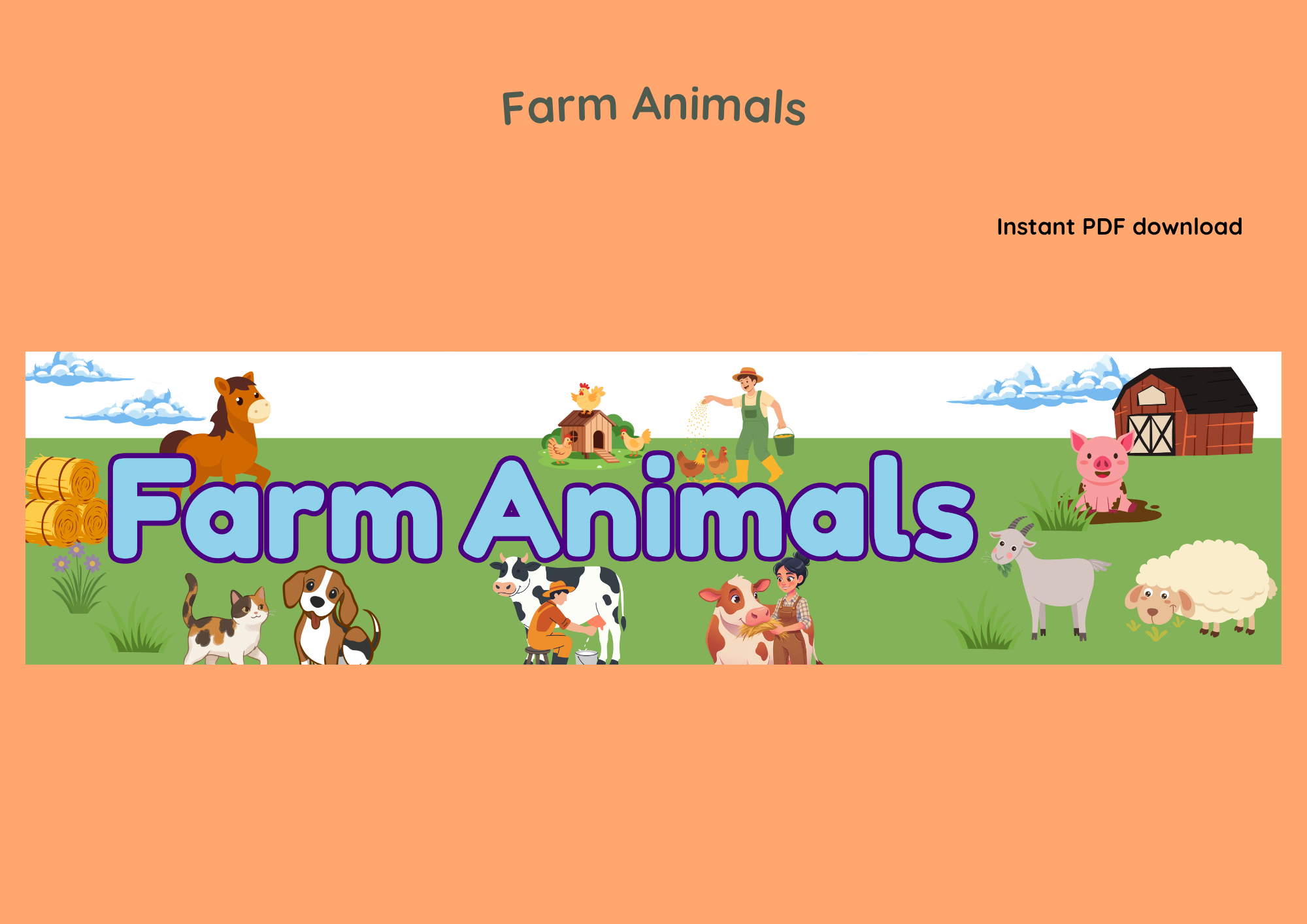 Farm Animals - Digital