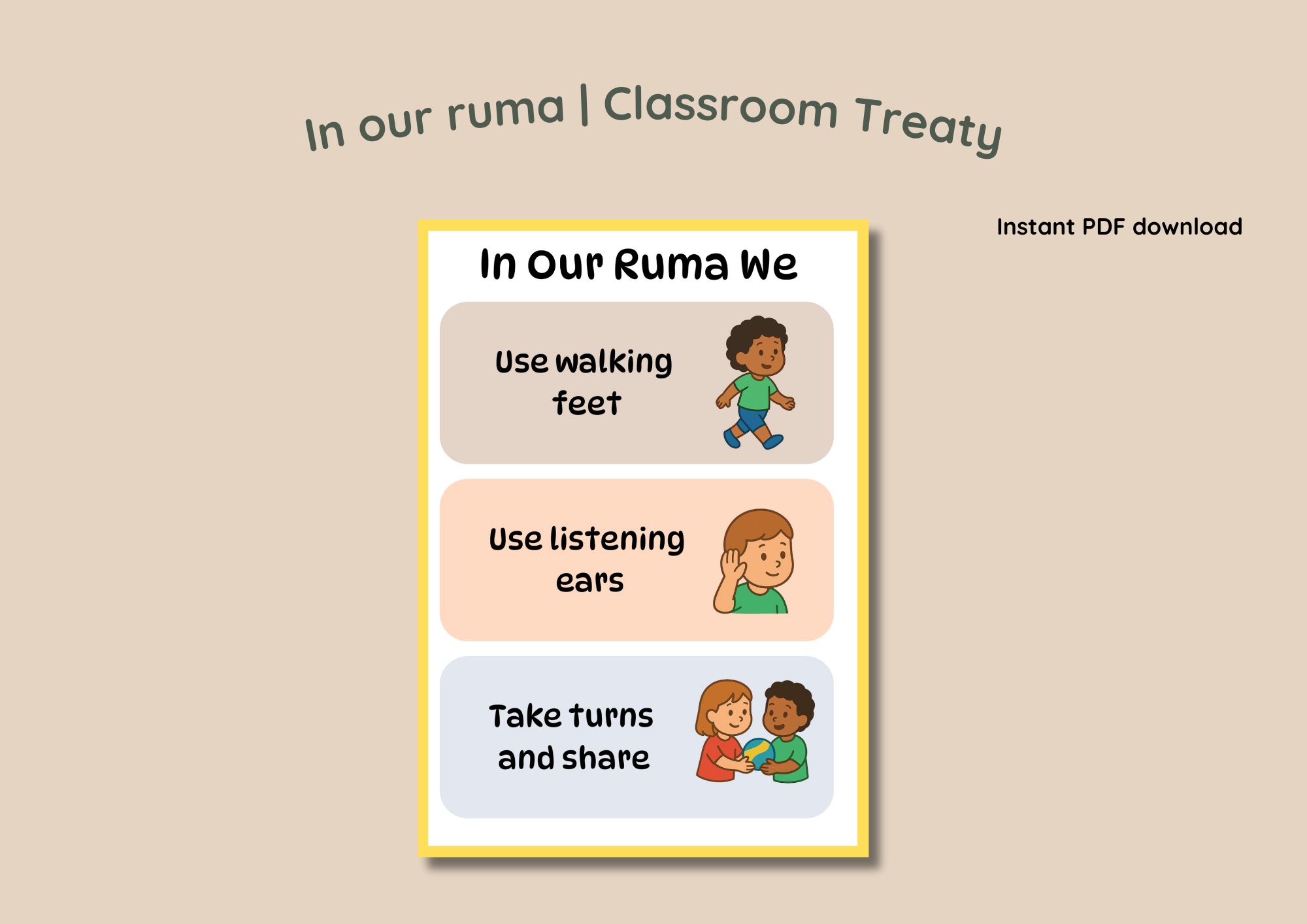 In our Ruma | Classroom Treaty - Digital Download