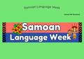 Samoan Language Week - Digital